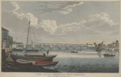 Image of View of the Vauxhall Iron Bridge