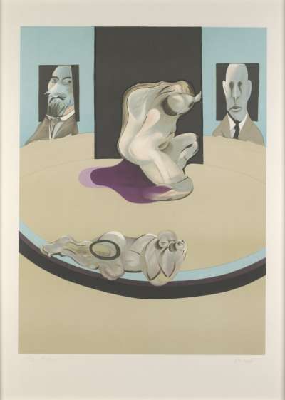 Image of Central panel of Triptych 1974-77 (first version) – Poster for the Metropolitan Museum of Art, New York