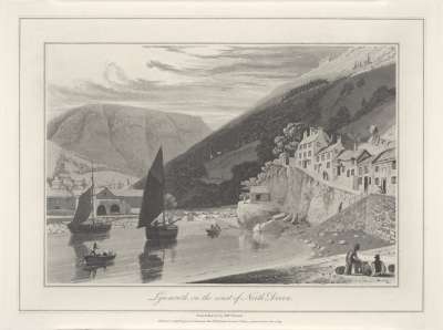 Image of Lynmouth on the Coast of North Devon