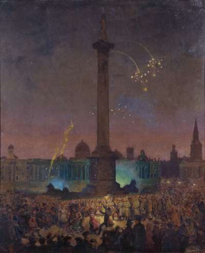 Image of Armistice Night, Trafalgar Square