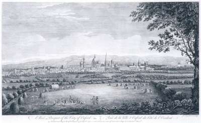 Image of A West Prospect of the City of Oxford /  Veüe de la Ville d’Oxford du Côté de l’Occident