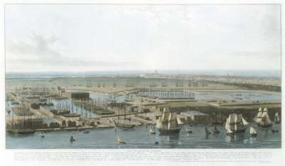 Image of A View of the Commercial Docks at Rotherhithe