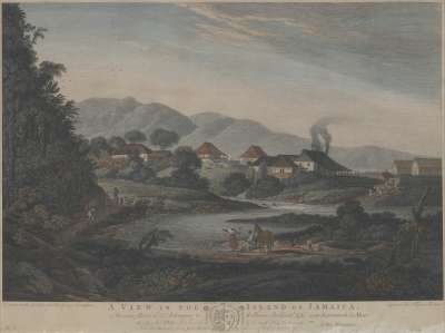 Image of A View in the Island of Jamaica, of Roaring River Estate belonging to William Beckford Esq. near Savannah la Marr [2]