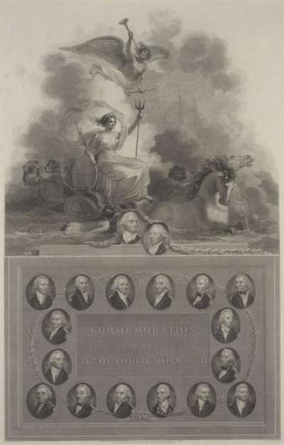 Image of Commemoration of the XIth October MDCCXCVII [The Battle of Camperdown]
