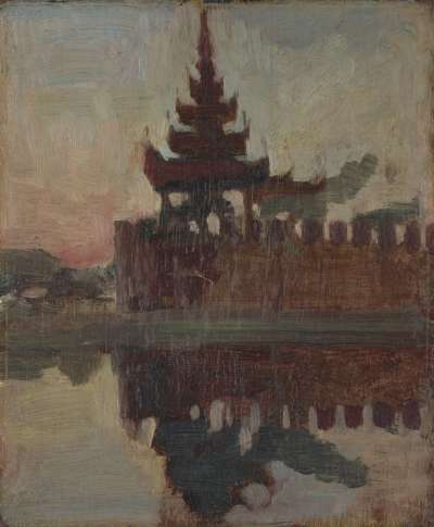 Image of The Moat, Mandalay, South-East Corner