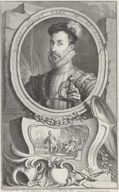 Image of Robert Dudley, Earl of Leicester (c1532-88) Favourite of Queen Elizabeth I