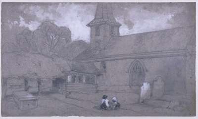 Image of A Churchyard