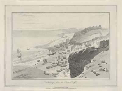 Image of Hastings from the East Cliff