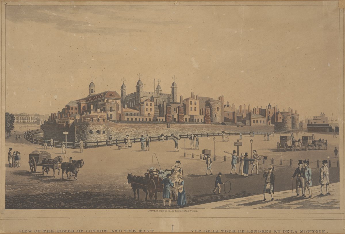 Image of View of the Tower of London and the Mint/ Vue De La Tour De Londres Et De La Monnoie