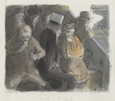 Image of Waiting at the Stands, Coronation