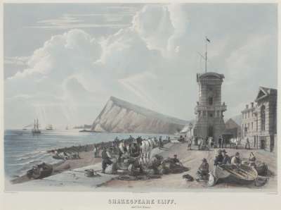 Image of Shakespeare Cliff, and Pilot House [Dover]