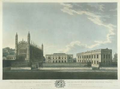 Image of The Senate House, Public Library and the East End of King’s College Chapel in the University of Cambridge
