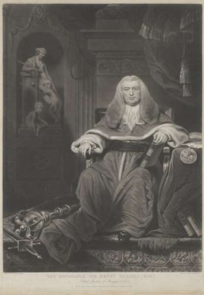 Image of Sir Henry Russell, 1st Baronet (1751-1836) judge in India