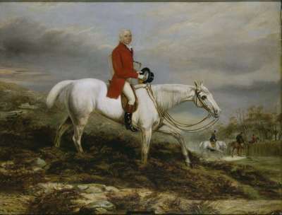 Image of Lord Lonsdale out Hunting