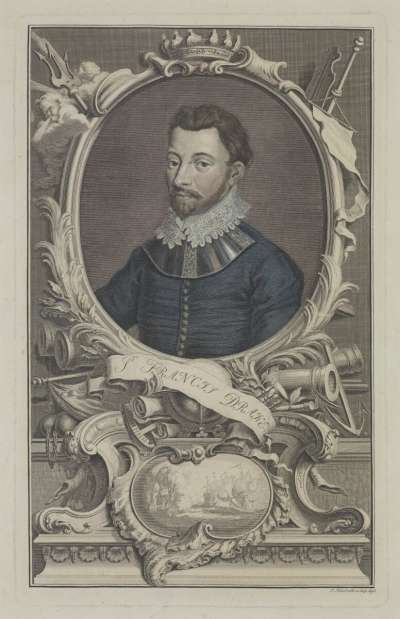 Image of Sir Francis Drake (1540-1596) privateer, Admiral and explorer