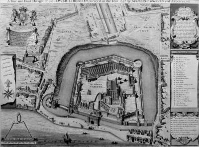 Image of A True and Exact Draught of the Tower Liberties, Surveyed in the Year 1597