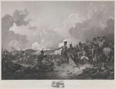 Image of The Battle of Alexandria, on the 21st of March 1801 / La Bataille d’Alexandrie, le 21me de Mars 1801