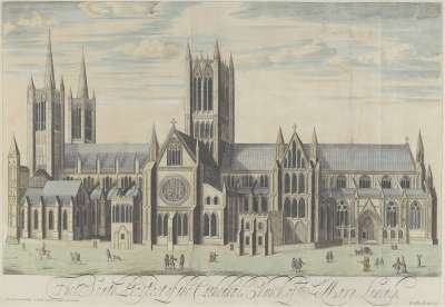 Image of The South Prospect of the Cathedral Church of St. Mary, Lincoln
