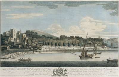 Image of South East View of Powderham Castle near Exeter