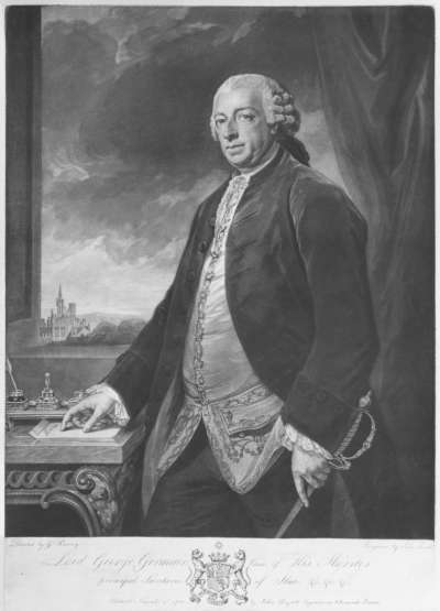 Image of George Sackville Germain, 1st Viscount Sackville (1716-1785) army officer and politician