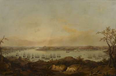 Image of The Bosphorus, Anglo-French Fleet at Anchor 1854