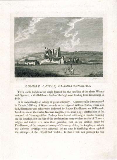 Image of Ogmore Castle, Glamorganshire