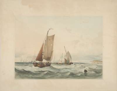 Image of Fishing Boats off Hastings