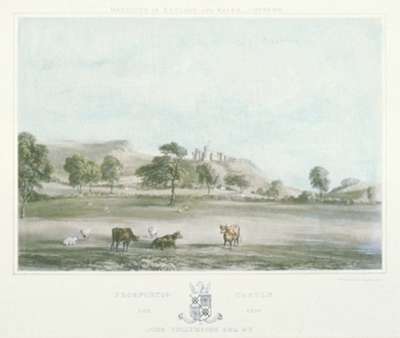Image of Peckforton Castle, the Seat of John Tollemache Esq, MP