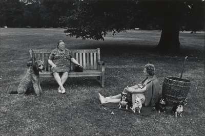 Image of Two Ladies and their Dogs (Hyde Park, London, 1972)