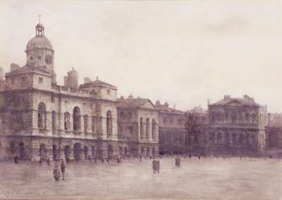 Image of S E View of the Horse Guards