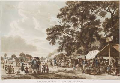 Image of The Encampment in Hyde Park, 1780