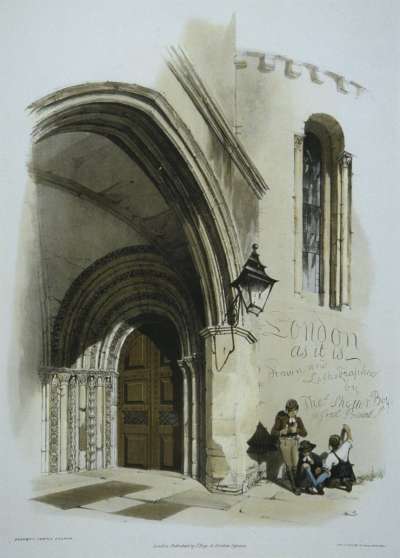 Image of Doorway, Temple Church [title page]