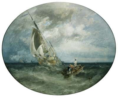 Image of Seascape: Dutch Dogger Smack