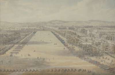 Image of King George III Reviewing the Volunteer Corps in Hyde Park on his Birthday, 4 June 1799