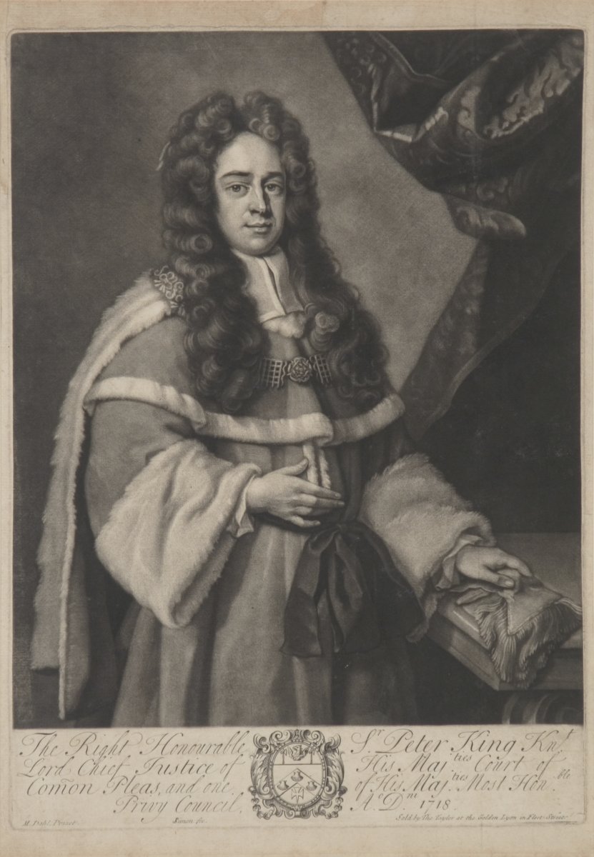 Image of Peter King, 1st Baron King of Ockham (1669-1734) Lord Chancellor