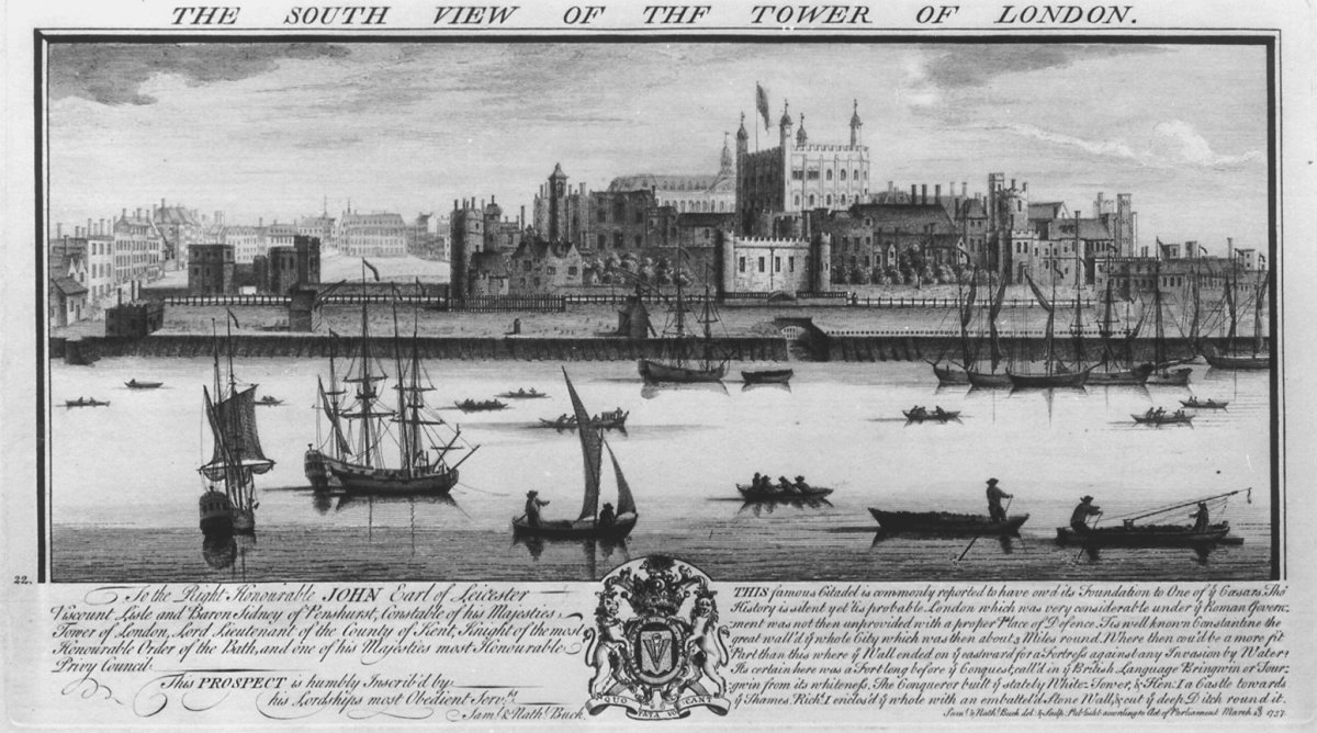 Image of The South View of the Tower of London