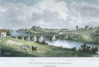 Image of Vue d`un Pont à l`Entrée de Paramatta (Nouvelle Galles du Sud)