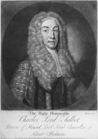 Image of Charles Talbot, 1st Baron Talbot of Hensol (1685-1737) Lord Chancellor