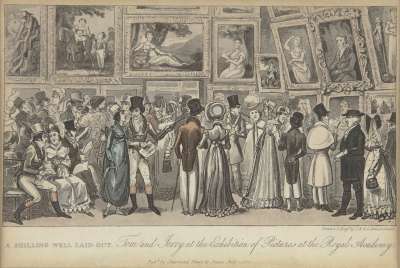 Image of A Shilling Well Laid Out. Tom and Jerry at the Exhibition of Pictures at the Royal Academy