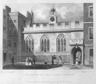Image of Clifford’s Inn Hall, Fleet Street