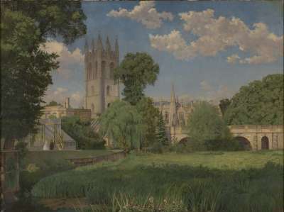 Image of Magdalen Bridge and College Oxford