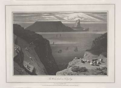 Image of The Worms-Head in Tenby Bay