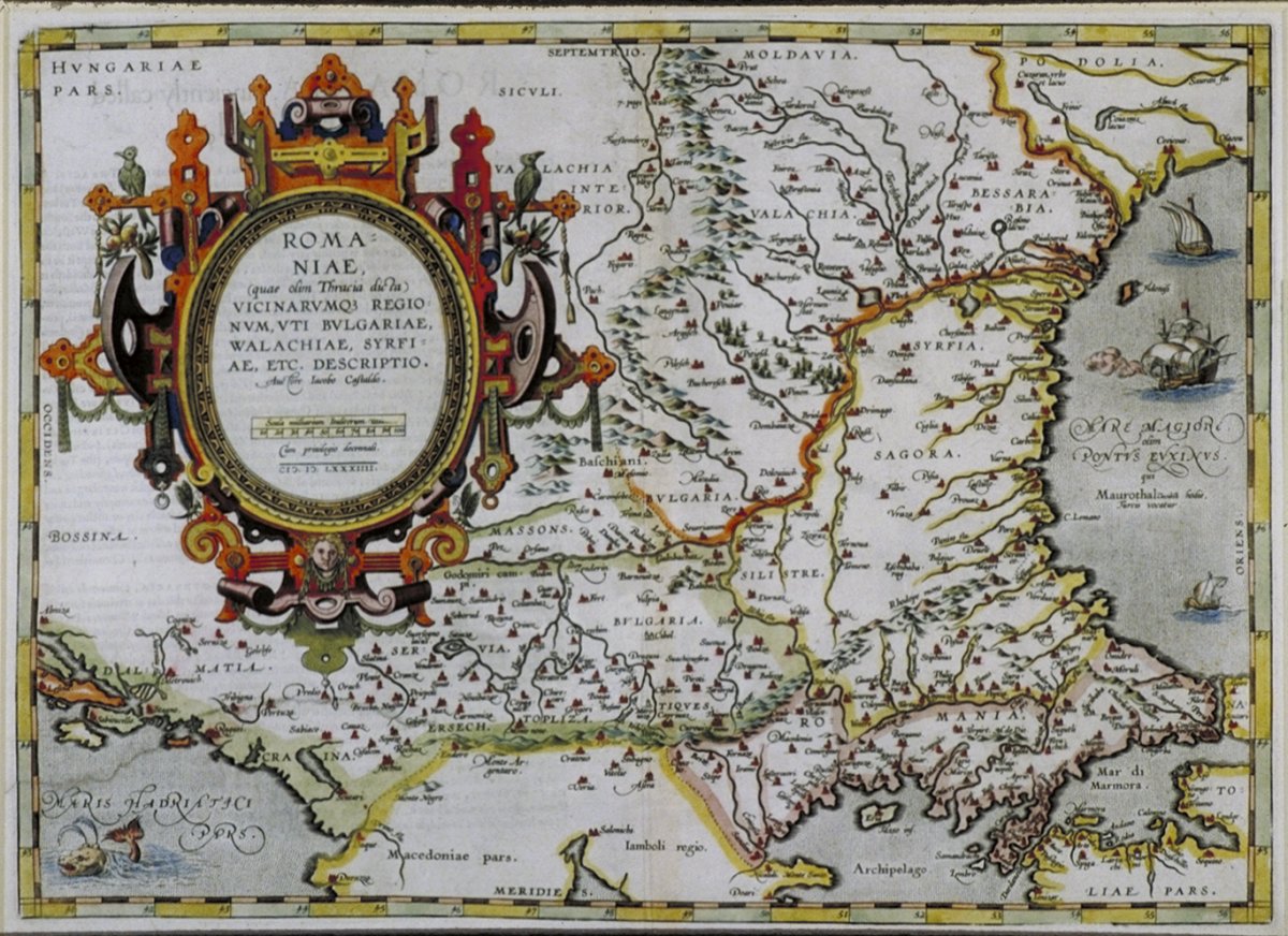 Image of Map of Romania, 1584