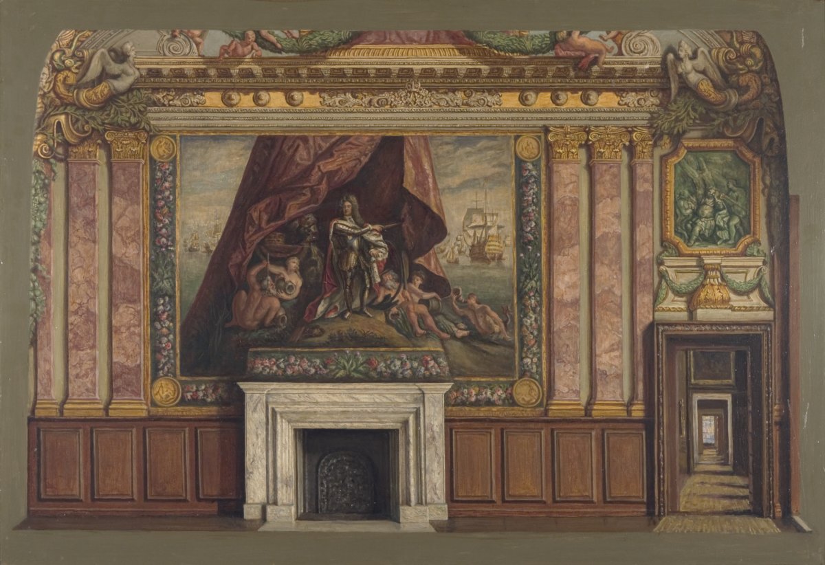 Image of Scale Copy, Queen’s Drawing Room, Hampton Court, Chimney Wall