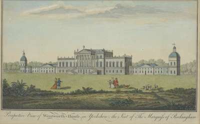 Image of Perspective View of Wentworth House in Yorkshire