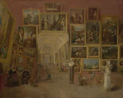 Image of Main Gallery of the Louvre, Paris