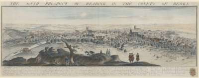 Image of The South Prospect of Reading, in the County of Berks