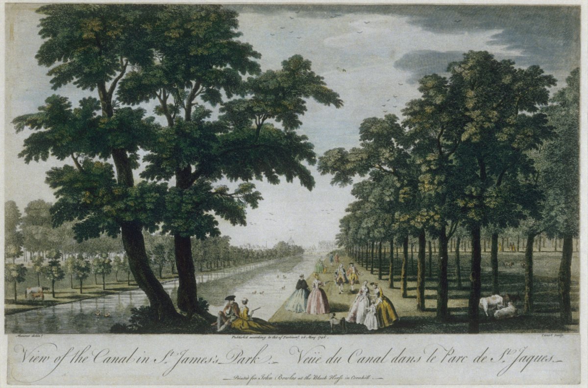 Image of View of the Canal in St. James’s Park