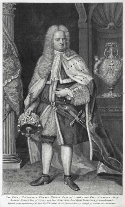 Image of Edward Harley, 2nd Earl of Oxford and Mortimer (1689-1741) book collector and patron of the arts