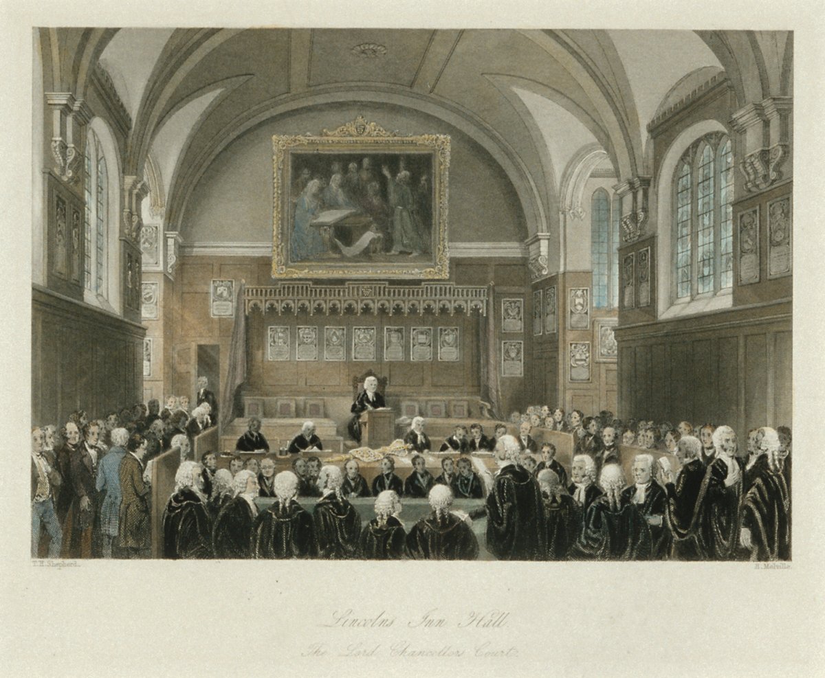 Image of Lincoln’s Inn Hall. The Lord Chancellor’s Court